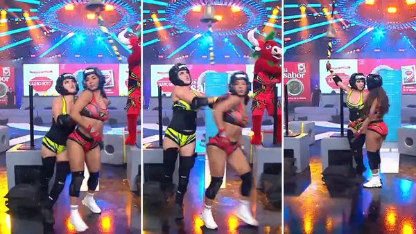 Rosángela Espinoza propinó fuerte empujón a Karen Dejo en 'EEG' y así reaccionó la combatiente