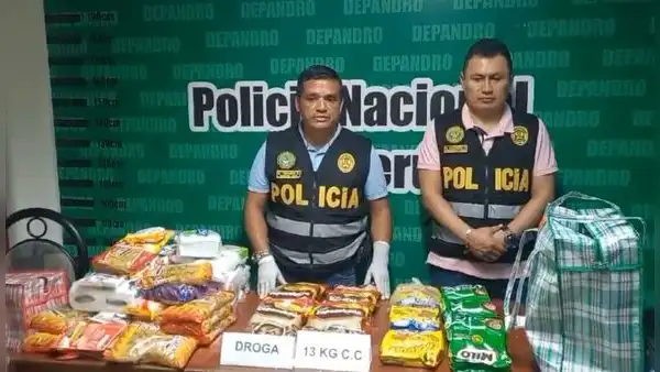 Ica: narcos transportan droga mezclada con chocolates y café