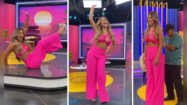 ¿Yahaira Plasencia se resbaló mientras conducía 'Al sexto día'? Cantante sorprende con insólito video