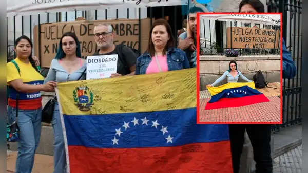 Venezolana realiza huelga de hambre para exigir apertura del Registro Electoral en el extranjero