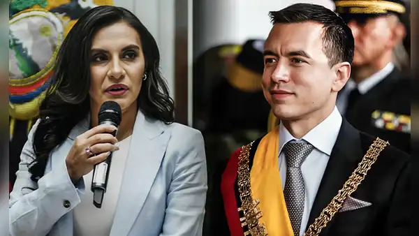 Vicepresidenta de Ecuador denuncia al Gobierno de Noboa de “persecución” tras detención de su hijo