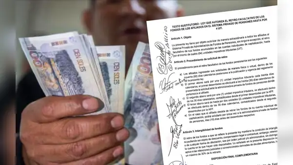 Comisión de Economía aprueba retiro universal de 4 UIT de las AFP