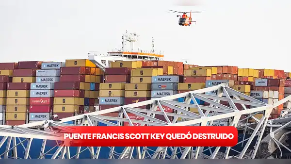 Francis Scott Key: ¿qué se sabe de los sobrevivientes tras el derrumbe del puente de Baltimore?