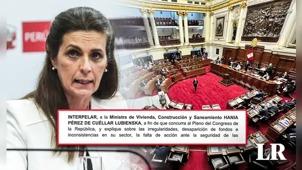 Presentan moción de interpelación contra Hania Pérez de Cuéllar por presuntos pagos irregulares