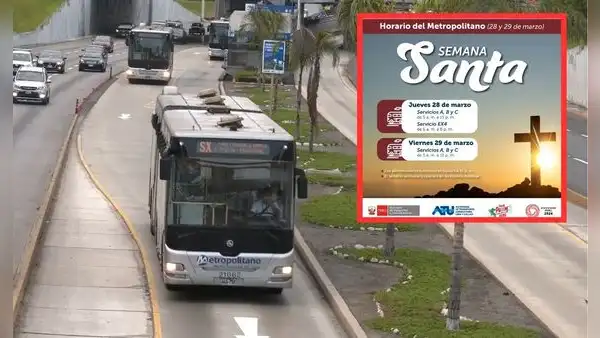 ¿El Metropolitano atenderá en horario normal durante feriados por Semana Santa? ATU se pronuncia