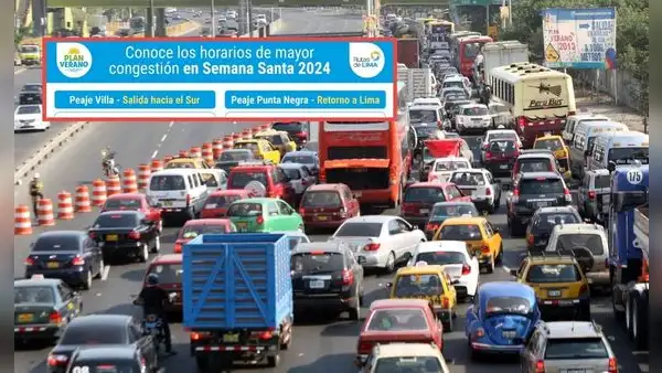 Semana Santa 2024: CONOCE los horarios de mayor congestión vehicular en la Panamericana Sur