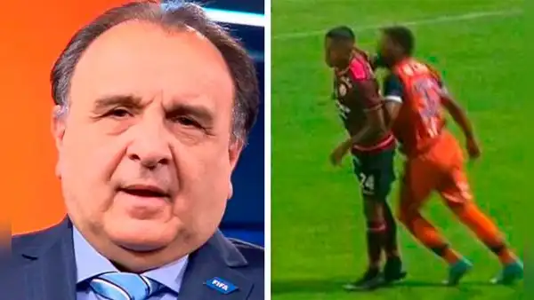 Exárbitro FIFA y su llamativa opinión sobre codazo de Polo: "Es un contacto de intensidad baja"