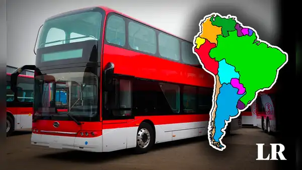 El ÚNICO país de Sudamérica con transporte público eléctrico de 2 pisos: 2° flota más grande del mundo