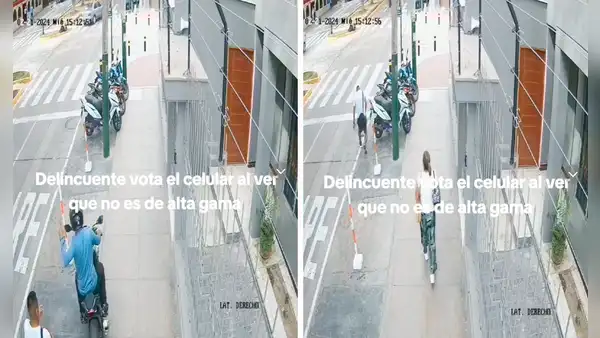 Roba celular, pero se lo lanza a su dueño al ver que no tenía mucho valor: “No era de alta gama”
