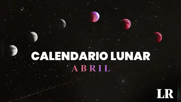 Calendario lunar de abril 2024: ¿cuándo hay luna llena y en qué fase está el satélite?