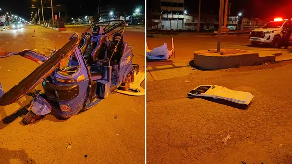 Juliaca: conductor de moto torito muere tras ser impactado por un bus interprovincial