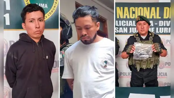 SJL: capturan a delincuentes que usaban arma de la PNP para robar en buses de transporte público