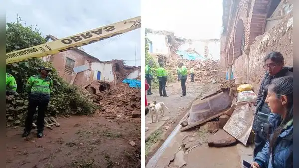 Casona ubicada a metros de la plaza Mayor de Cusco colapsa: 7 familias damnificadas solicitan ayuda