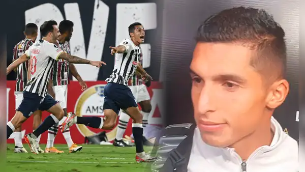 Kevin Serna explicó el motivo de su cambio durante el partido de Alianza Lima ante Fluminense