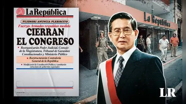 ¿Cómo informó La República la historia del autogolpe de Alberto Fujimori del 5 de abril de 1992?