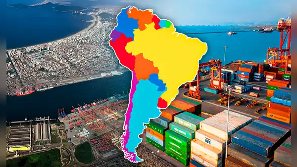 El país de Sudamérica con el mayor puerto marítimo de 2024 y supera a Perú y Colombia