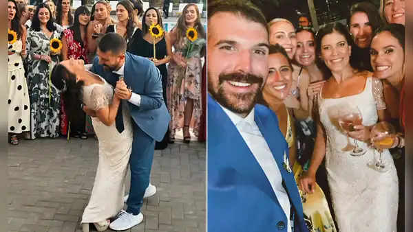 José Peláez contrajo matrimonio con Alejandra de la Flor en romántica boda religiosa