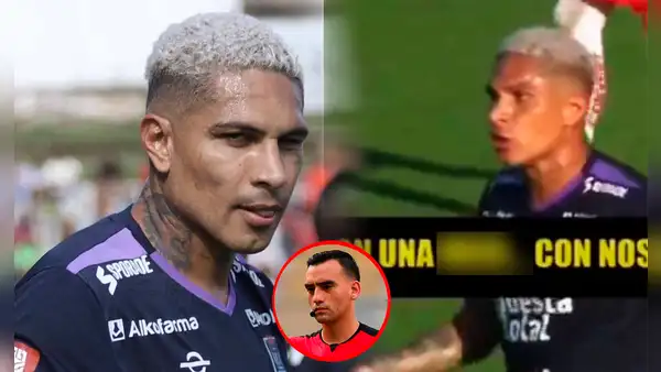 Revelan insultos de Paolo Guerrero a árbitro Augusto Menéndez: "Son una mi***, sácame la roja"