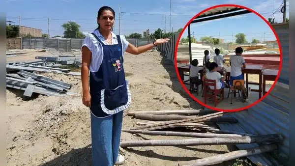 Roban por tercera vez materiales de construcción de colegio en Piura: alumnos estudian al aire libre