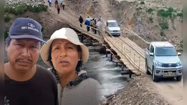 Esposos sorprenden al construir puente en Huancayo en 30 días: hicieron obra por colapso de puente Cunas