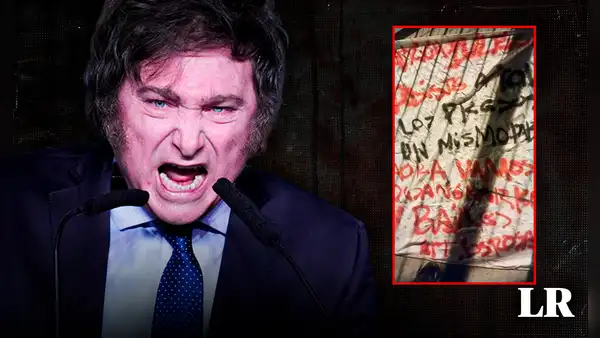 Amenazan a Gobierno de Milei con cartel intimidante: "Vamos a dejar negro a Rosario y Buenos Aires”