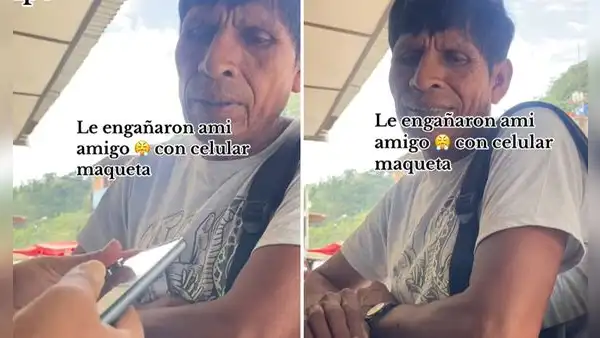 Peruano entristece al ver que lo engañaron con celular ‘maqueta’ y comentan: “Hay que hacer colecta”