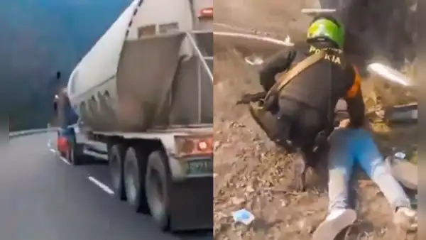Heroica maniobra de conductor sin frenos evita tragedia en Colombia: camionero se salva de milagro