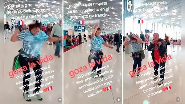 Peruana en Francia se pone a bailar tema de CHACALÓN y le dicen: “Para no perder la costumbre”