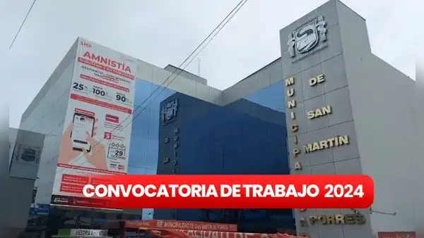 ¡Trabaja en San Martín de Porres! Municipalidad brinda 279 EMPLEOS con sueldos de hasta S/2.900