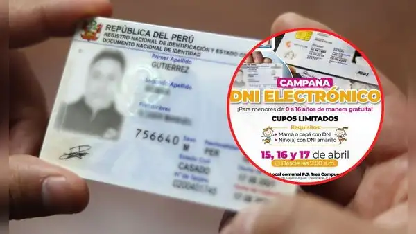 Reniec brinda DNI electrónico GRATIS HOY: ¿desde cuándo y en qué distrito?