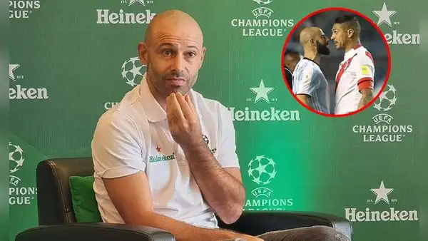 Mascherano recordó la vez que tuvo un 'encontronazo' con Paolo Guerrero: "Siempre ha sido un rival muy duro"