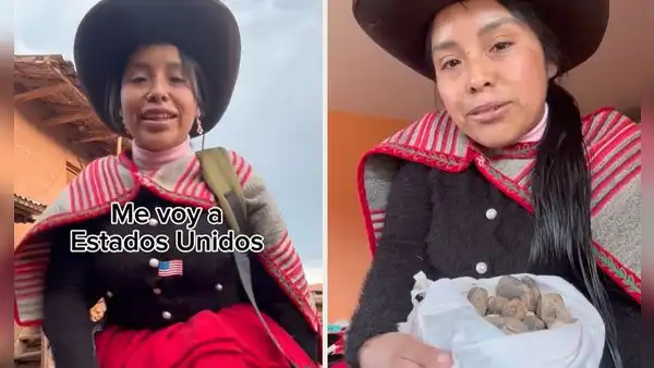 Peruana viajó por primera vez a ESTADOS UNIDOS y cuenta su experiencia: “Llevaré papitas nativas”