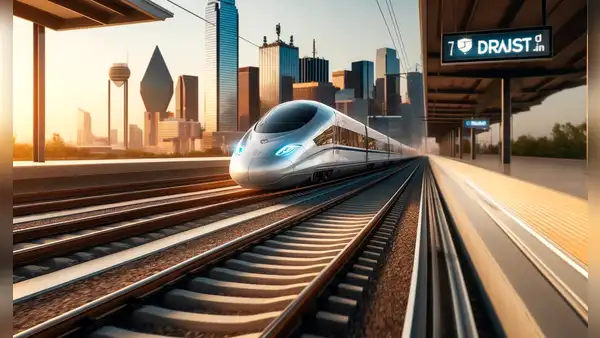 Este es el futuro tren que construirían en Texas: podrás llegar en 90 minutos de Dallas a Houston