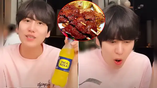 La vez que Kyuhyun, de Super Junior, probó caros anticuchos en Perú, pero prefirió carretilla