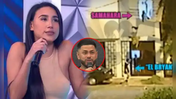Samahara Lobatón tira la ropa de Bryan Torres por la ventana de su casa tras pelea