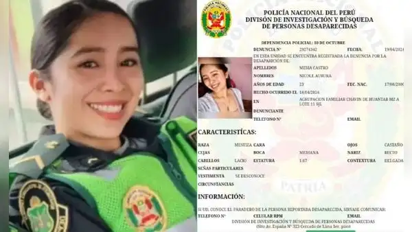 SJL: denuncian desaparición de suboficial PNP cuando iba a trabajar
