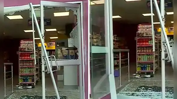 SJM: delincuentes usan técnica de combazo para robar Tambo y solo se llevan botellas de licor