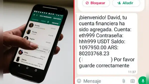 Tu cuenta financiera ha sido agregada: ¿cómo funciona la nueva estafa que circula en WhatsApp?
