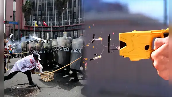 Congreso: plantean incluir pistola de descarga eléctrica en armas no letales para control de protestas