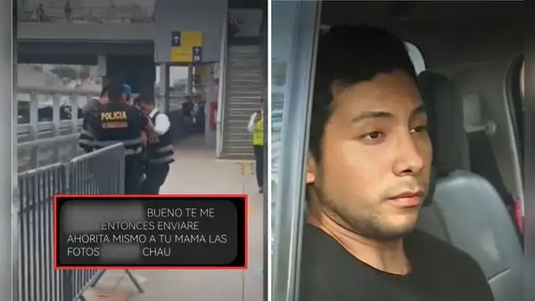 Sujeto que amenazaba a expareja con difundir fotos íntimas es capturado en el Metropolitano