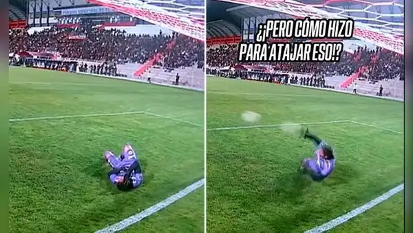 La espectacular atajada del arquero de César Vallejo estando lesionado que impresiona al mundo