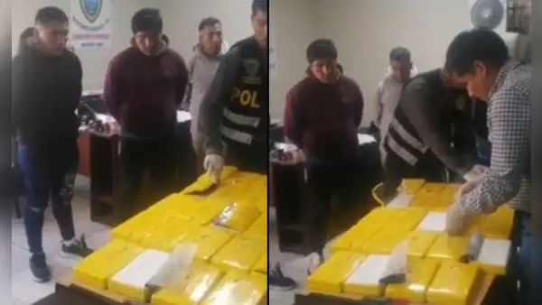 Huancavelica: exalcalde de Andabamba es detenido por trasladar droga en sacos de choclo