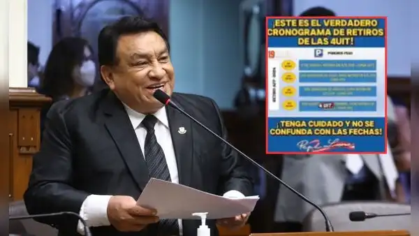 ¿Salió el cronograma de las AFP? José Luna anuncia posibles fechas para el depósito de S/20.600 de los fondos