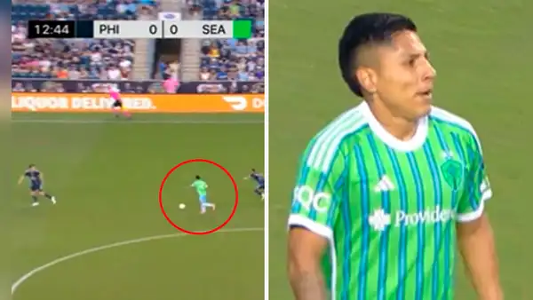 Raúl Ruidíaz desató la locura en la MLS con espectacular golazo de media cancha con Seattle Sounders
