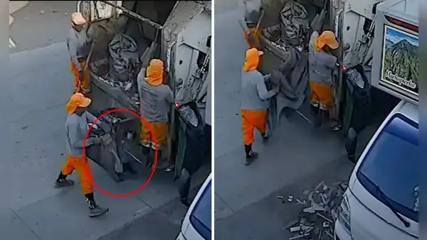 VMT: trabajadores de limpieza municipal botan basura en casa de vecino que no quiso dar propina