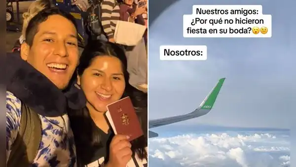 Novios no realizaron fiesta de matrimonio y prefirieron irse de viaje: “Igual van a criticar”