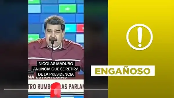 Nicolás Maduro no anunció su retiro de la presidencia si pierde en las elecciones de 2024