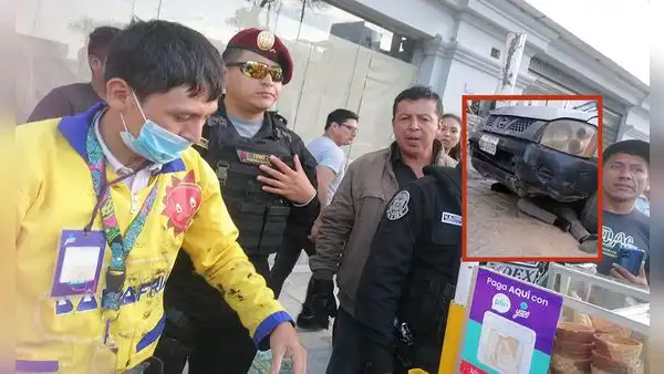 Chiclayo: heladero impide decomiso de su triciclo al colocarse debajo de la camioneta de serenazgo