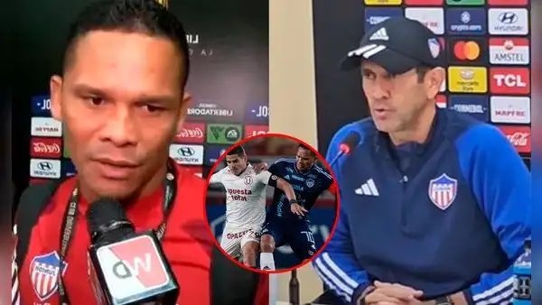 DT de Junior contradice a Bacca y deja firme análisis tras empatar con Universitario en Libertadores