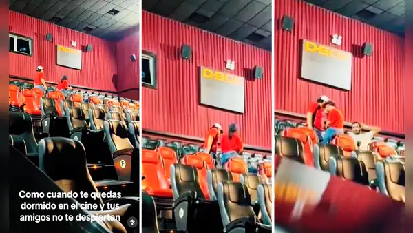 Peruano se queda solo en cine tras quedarse dormido en plena película y trabajadores van a despertarlo